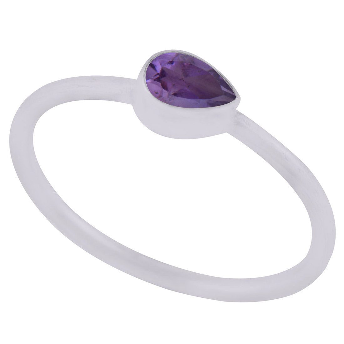 Birthstone Amethyst Magnificent Gemstone 925 Sterling Silver Ring