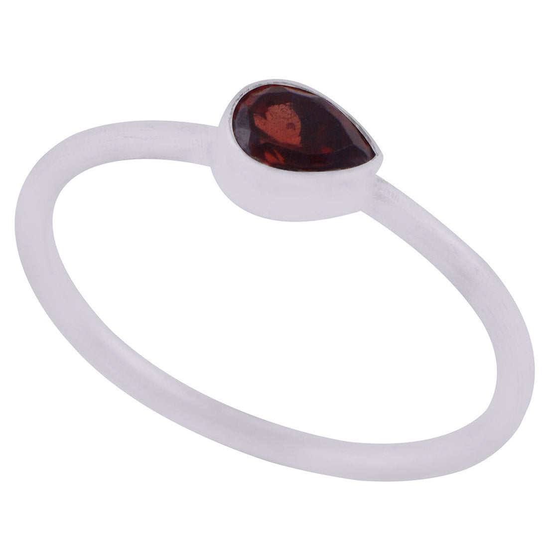 Birthstone GARNET Magnificent Gemstone 925 Sterling Silver Ring