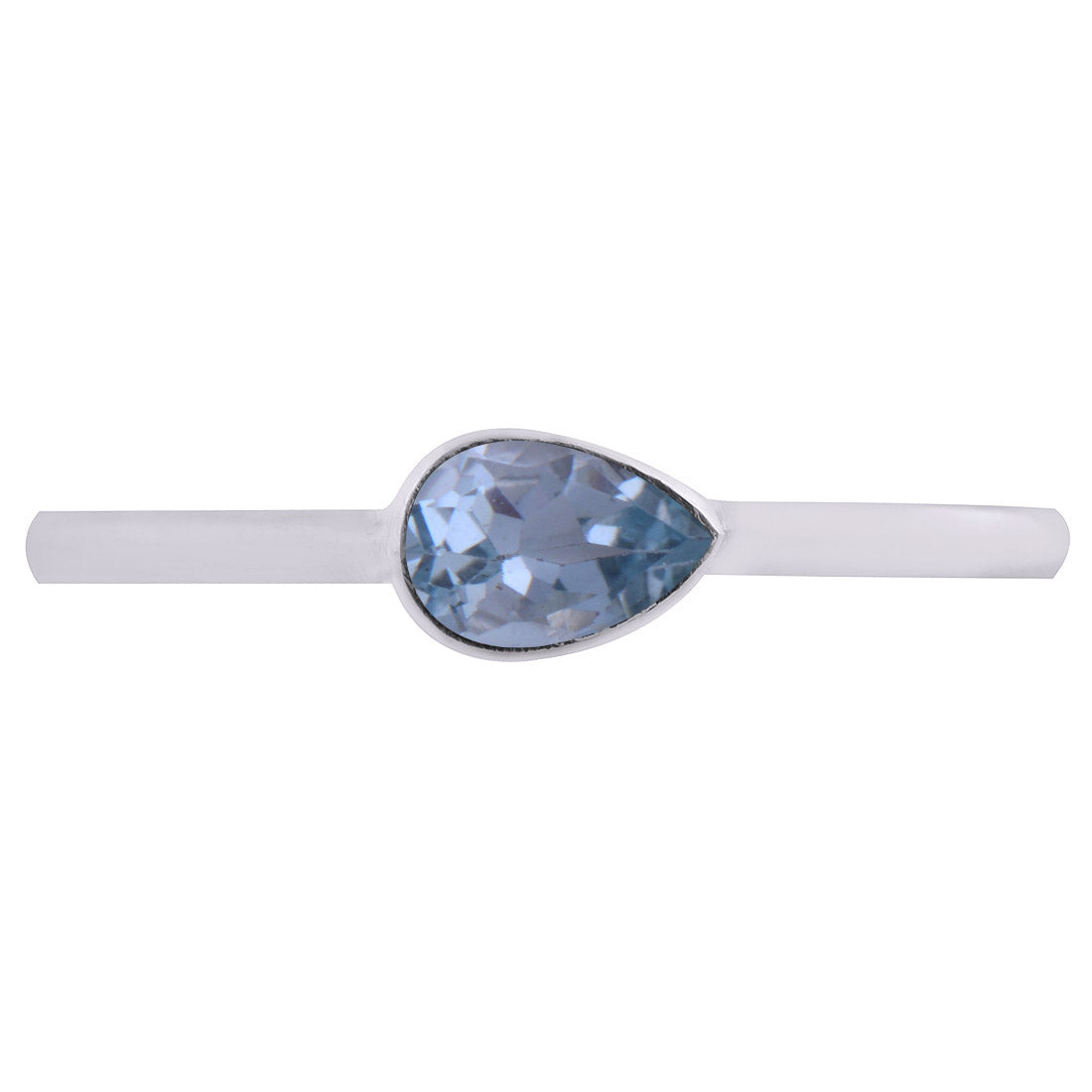 Birthstone Blue Topaz Magnificent Gemstone 925 Sterling Silver Ring (Copy)